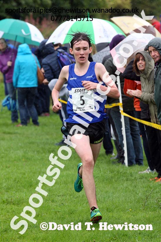 Mens under-17s, Sunderland Harriers Open Cross Counry, Farringdon Park, Sunderland. Photo: David T. Hewitson/Sports for All Pics